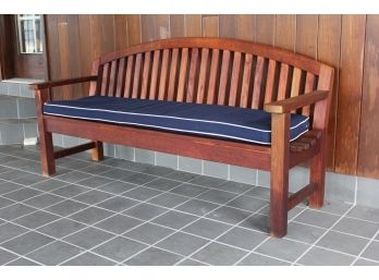 A Beautiful Indoor/Outdoor Teak Bench By Smith & Hawken (1 Of 2)