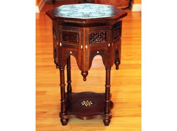 An Inlaid Moroccan Side Table