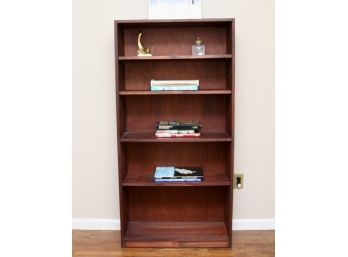 Solid Wooden 5 Shelf Bookcase