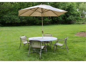 1950s BROWN JORDAN Mid Century OUTDOOR DINING Set