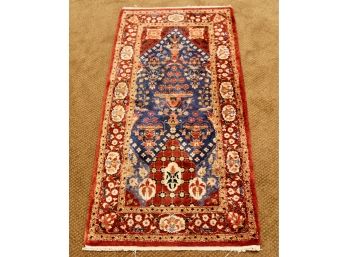 Persian MIHRAB Hand Spun Soft Wool And Cotton Carpet