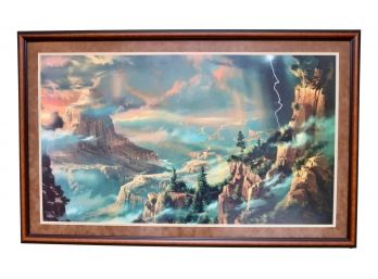 BETWEEN THIS WORLD AND HEAVEN Certified Original Litho By DALE TERBUSH (Estimated Value $2,295)