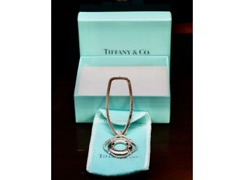 Rare TIFFANY AND CO. 925 STERLING SILVER Nautical Key Holder .70 OZT