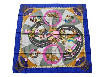 Authentic HERMES Paris CIRCUS Silk Scarf