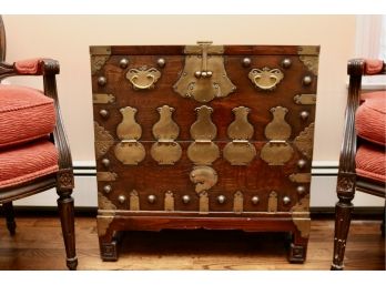 Imported Chinese BRASS MONEY CHEST