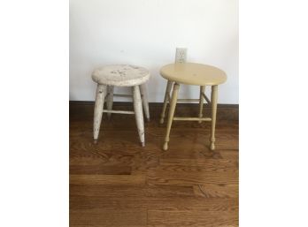 2 Rustic Stools