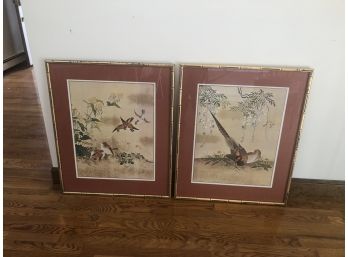 Bamboo Gold Framed Asian Prints