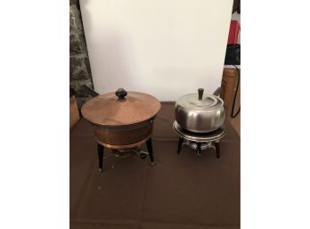 Copper & Stainless Steel Fondue