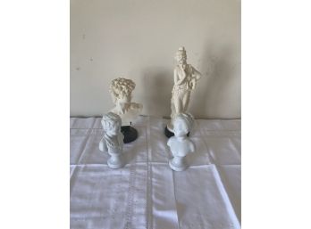 4 Piece Statue Lot