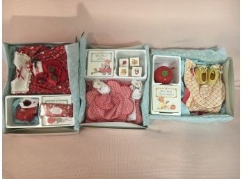 3 Boxes Of Bitty Baby Clothing By American Girl