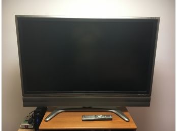 Sharp Aquos TV With Remote