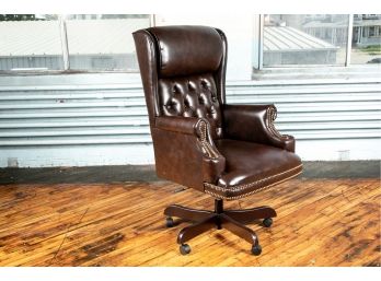 Faux Leather Executive Desk Chair