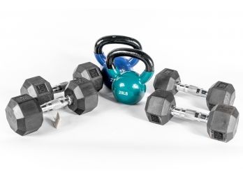 Collection Of Workout Equipment