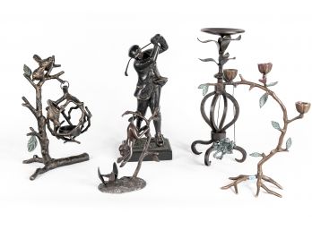 Collection Of Five Decorative Metal Items
