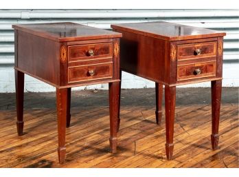 Two Heckman Side Tables, Restoration Project