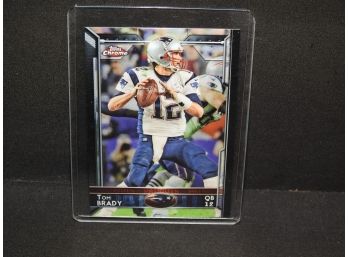 Topps Chrome Tom Brady 2nd Year Football Card