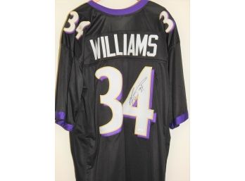 Signed Jaguars Ricky Williams Football Jersey With COA