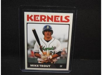 Rare Mike Trout Minor League Baseball Card