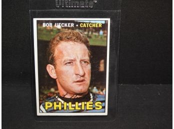 1967 Topps Phil Phillies Beloved Star Bob Uecker Baseball Card