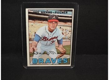 1967 Topps Atlanta Braves HOFer Phil Niekro Baseball Card