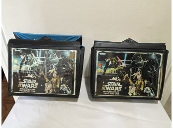 2 1978 Star Wars Kenner Action Figure Collectors Cases