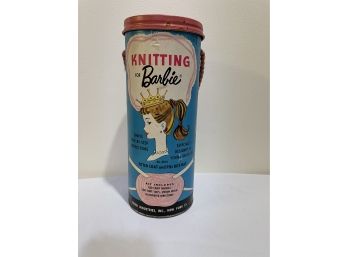 1962 Mattel Barbie Knitting Tin