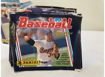 1990 Baseball Collectible Stickers Box NOS