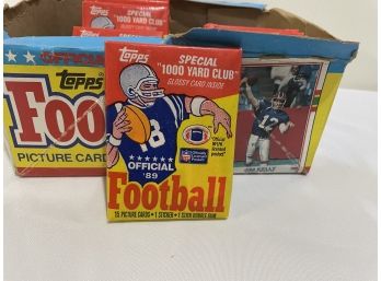 1989 Topps Football Picture Cards In Original Packaging (13)