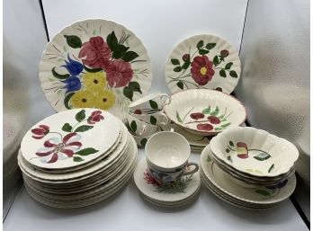 Large Lot Vintage Blue Ridge Pottery Dinnerware