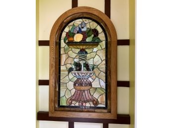 Gorgeous Large Stained Glass  Window