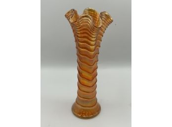 Antique  Imperial  Ripple Threads Marigold Vase