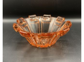 Beautiful Pink Depression Glass Bowl