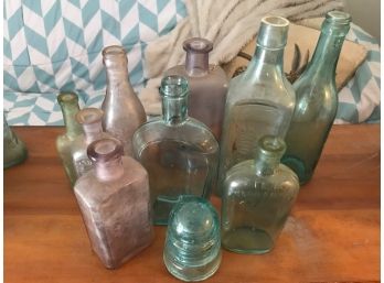 Antique Bottles - Purple Glass