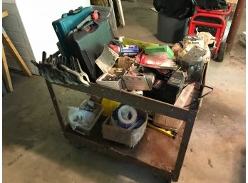 Rolling Cart Of Hardware