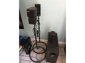 Bose Speakers And Stands