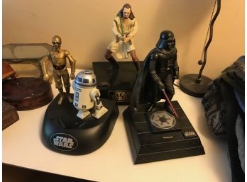 Star Wars Banks With Mounted Action Figures