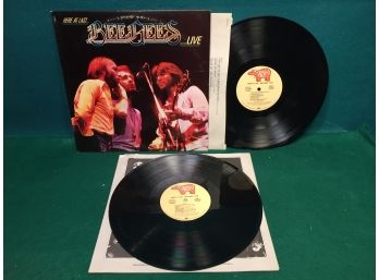 Bee Gees. Here At Last... Live On 1977 RSO Records Stereo. Double Vinyl Is Very Good Plus.