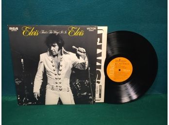 Elvis Presley. That's The Way It Is On 1970 RCA Victor Records Stereo. Vinyl Is Near Mint. Jacket Is VG Plus.