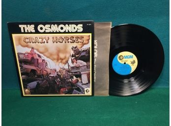 The Osmonds. Crazy Horses On 1972 MGM Records Stereo. First Pressing Vinyl Is Very Good Plus (Plus).