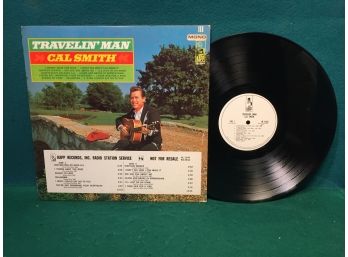 Cal Smith. Travelin' Man On 1968 Kapp Records Mono. White Label Promo Vinyl Is Very Good Plus Plus.