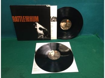 U2. Rattle And Hum On 1988 Island Records. Double Record Is Near Mint. Gatefold Jacket Is Near Mint.