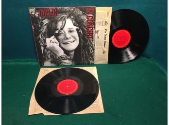 Janis Joplin In Concert On 1972 Columbia Records Stereo. Double Vinyl Is Very Good Plus.