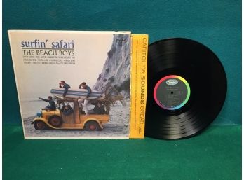 The Beach Boys. Surfin' Safari On 1962 Capitol Records Mono. Vinyl Is Near Mint. Jacket Is Very Good Plus Plus