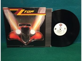 ZZ Top. Eliminator On 1983 Warner Bros. Records. Vinyl Is Very Good Plus Plus - Near Mint.