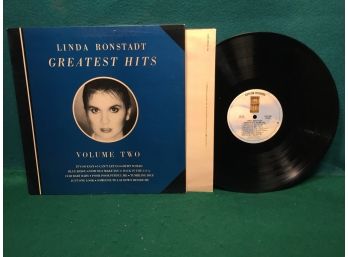 Linda Ronstadt Greatest Hits Volume Two On 1980 Asylum Records Stereo. Vinyl Is Near Mint.