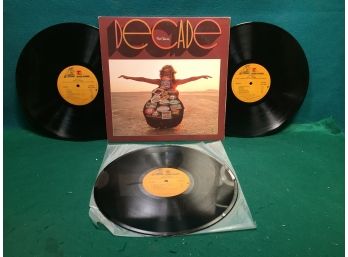 Neil Young Decade On 1976 Warner Bros. Records. Triple Vinyl Is Pristine Near Mint.