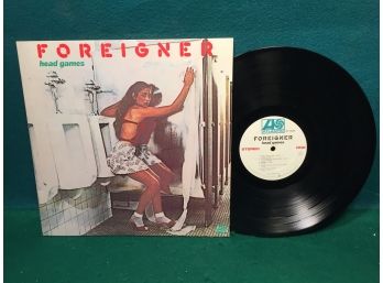 Foreigner. Head Games On 1979 Atlantic Records Stereo. Vinyl Is Very Good. Jacket Is Very Good Plus Plus.