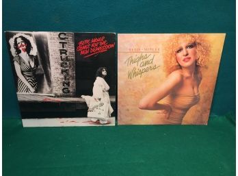 Bette Midler. Two LP Records.  Songs For The New Depression 1976 And Thighs And Whispers 1979.