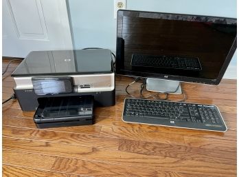 HP Pavilion 2310m Monitor, HP Keyboard & HP Photosmart Premium Printer All In One Printer C309