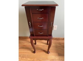 Queen Anne Style Footed Lingerie Dresser With Jewelry Drawer